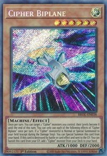 Cipher Biplane • BROL-EN038 • SE