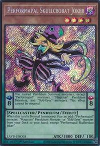 Performapal Skullcrobat Joker • LAVD-ENO03 • SE
