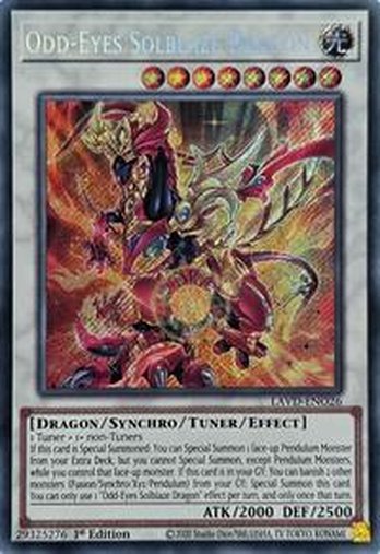 Odd-Eyes Solblaze Dragon • LAVD-ENO26 • SE