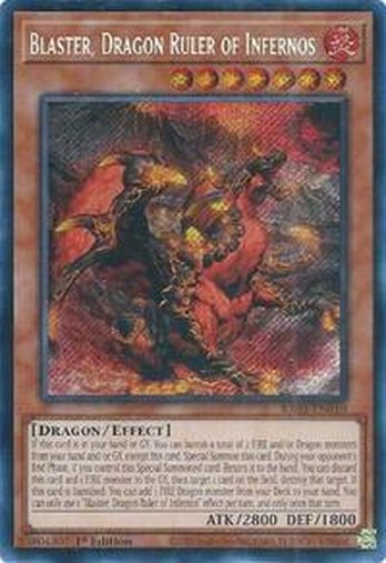Blaster, Dragon Ruler of Infernos • RA03-EN010 • SE