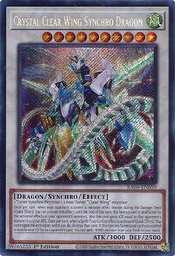Crystal Clear Wing Synchro Dragon • RA04-EN059 • SE
