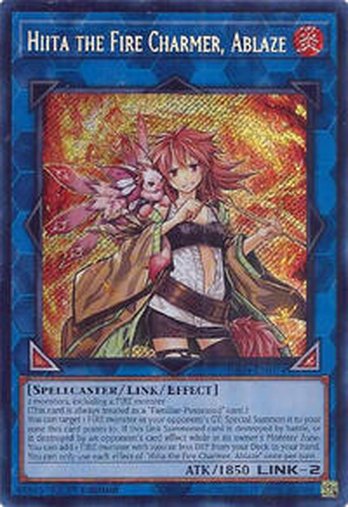 Hiita the Fire Charmer, Ablaze • RA04-EN074 • SE