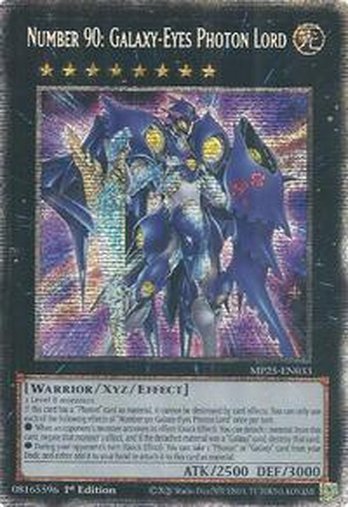 Number 90: Galaxy-Eyes Photon Lord • MP25-EN033 • STAR