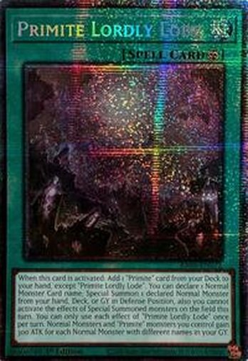 primite cards yugioh Primite Lordly Lode • RA05-EN072 • STAR – Code Cards CR
