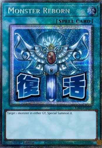 Monster Reborn (Stamp Art) • RA05-EN108 • STAR