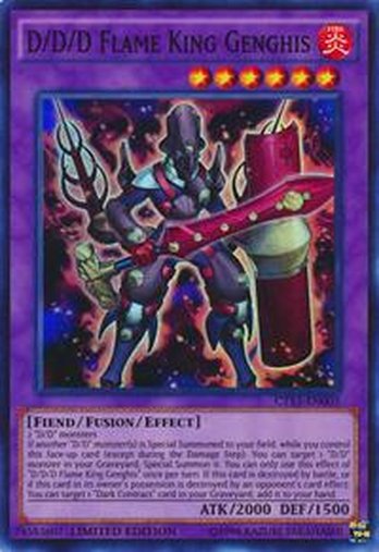 D/D/D Flame King Genghis • CT13-EN005 • SR
