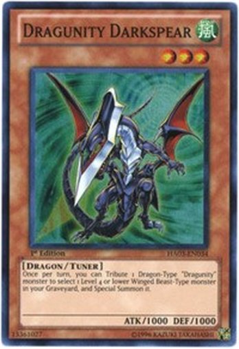 Dragunity Darkspear • HA03-EN034 • SR