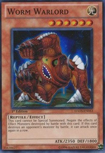 Worm Warlord • HA03-EN053 • SR