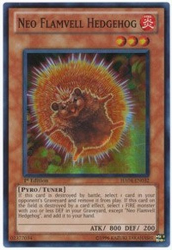 Neo Flamvell Hedgehog • HA04-EN032 • SR