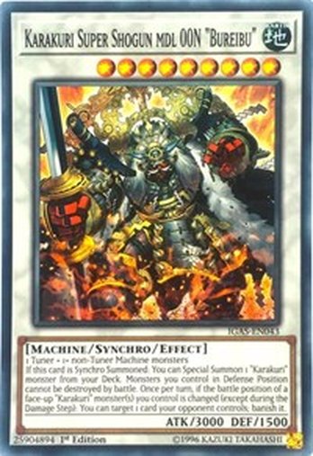 Karakuri Super Shogun mdl 00N "Bureibu" • IGAS-EN043 • SR