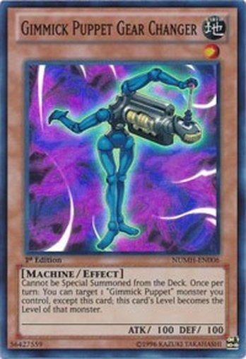 Gimmick Puppet Gear Changer • NUMH-EN006 • SR