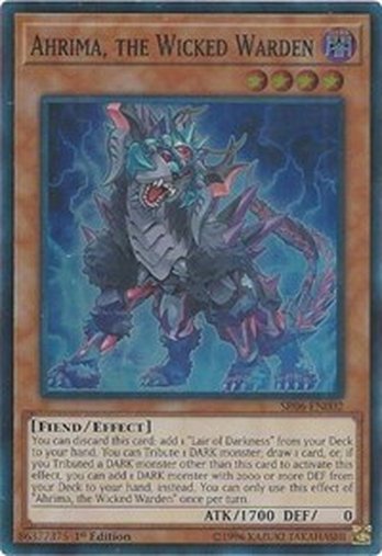 Ahrima, the Wicked Warden • SR06-EN002 • SR