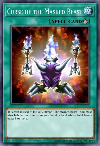 The Masked Beast • RP02-EN027 • SR • 2025 Reprint