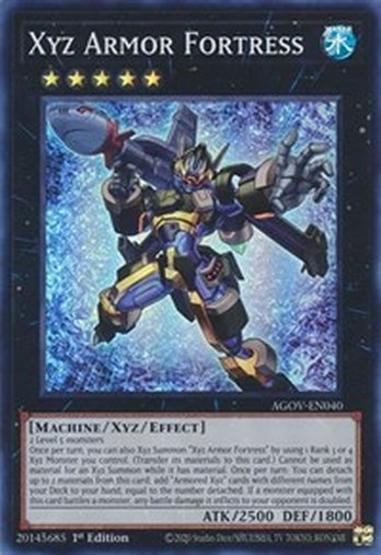 Xyz Armor Fortress • AGOV-EN040 • SR