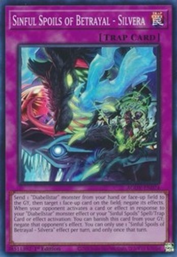 Sinful Spoils of Betrayal - Silvera • AGOV-EN074 • SR
