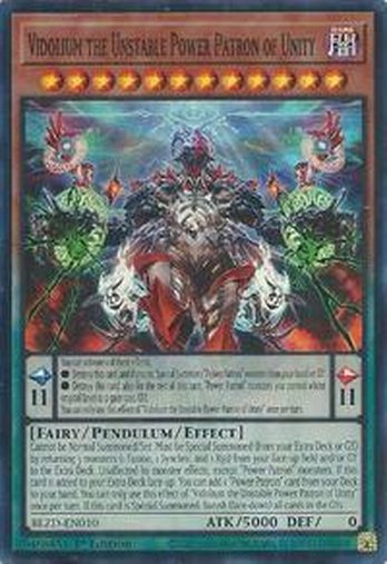 Vidolium the Unstable Power Patron of Unity • BLZD-EN010 • SR