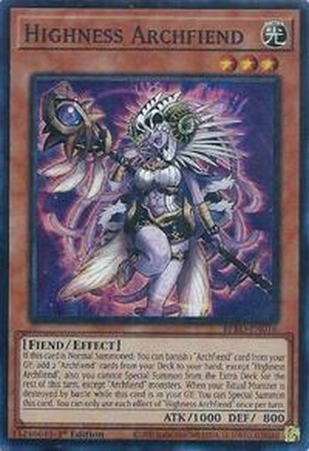 Highness Archfiend • BPRO-EN016 • SR