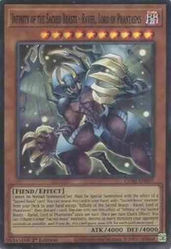 Infinity of the Sacred Beasts - Raviel, Lord of Phantasms • CORI-EN007 • SR