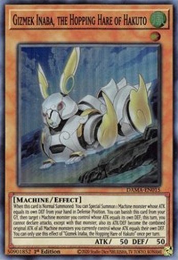 Gizmek Inaba, the Hopping Hare of Hakuto • DAMA-EN015 • SR
