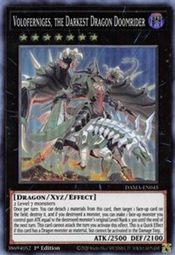 Voloferniges, the Darkest Dragon Doomrider • DAMA-EN045 • SR