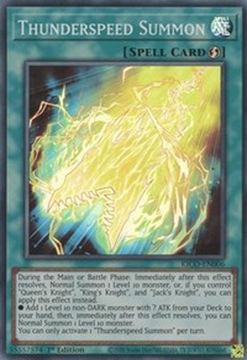 Thunderspeed Summon • KICO-EN006 • SR