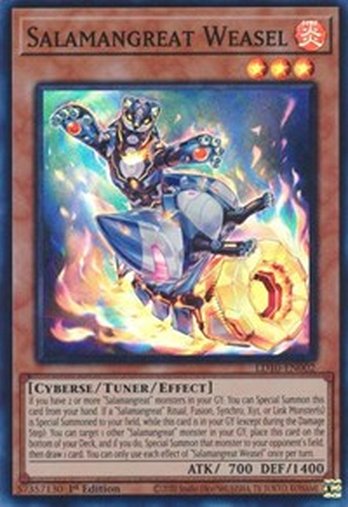 Salamangreat Weasel • LD10-EN002 • SR