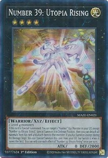 Number 39: Utopia Rising • MAZE-EN021 • SR