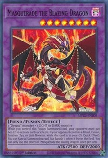 Masquerade the Blazing Dragon • MP22-EN208 • SR
