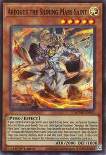 Arequus the Shining Mars Saint • MZMU-EN051 • SR