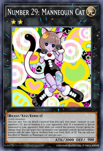 Number 29: Mannequin Cat • OP21-EN009 • SR