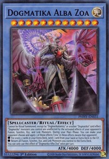 Dogmatika Alba Zoa • PHHY-EN031 • SR