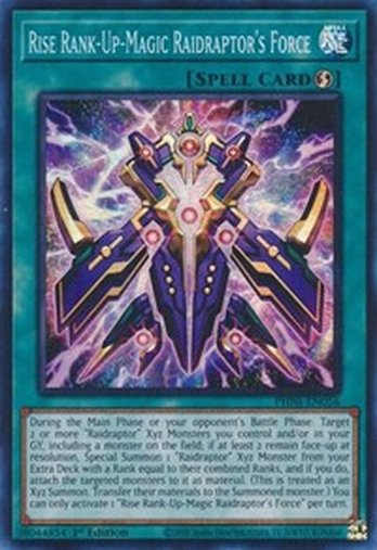 Rise Rank-Up-Magic Raidraptor's Force • PHNI-EN056 • SR