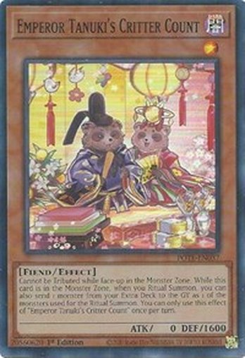 Emperor Tanuki's Critter Count • POTE-EN037 • SR