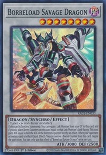 Borreload Savage Dragon • RA01-EN033 • SR