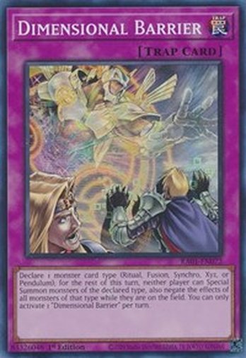 Dimensional Barrier • RA01-EN072 • SR