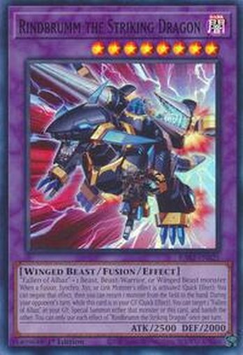 Rindbrumm the Striking Dragon • RA02-EN025 • SR