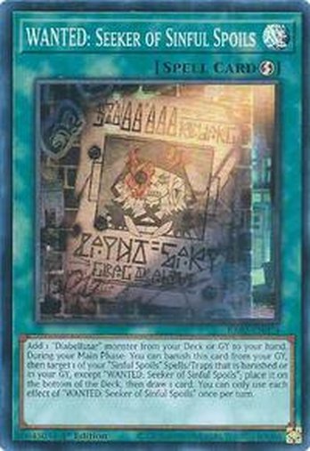 WANTED: Seeker of Sinful Spoils • RA03-EN074 • SR