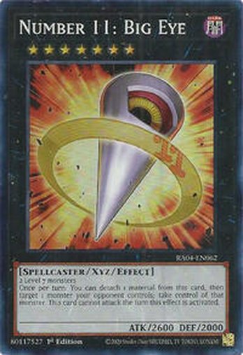 Number 11: Big Eye • RA04-EN062 • SR