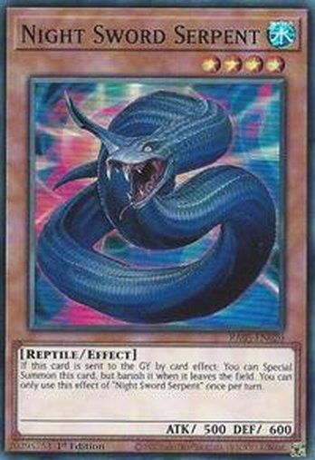 Night Sword Serpent • RA05-EN020 • SR