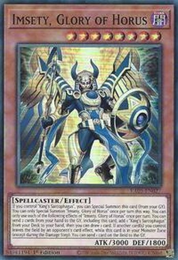 Imsety, Glory of Horus • RA05-EN027 • SR