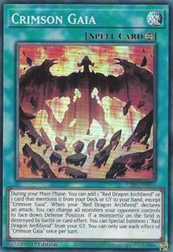 Crimson Gaia • RA05-EN070 • SR