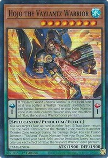 Hojo the Vaylantz Warrior • TAMA-EN004 • SR