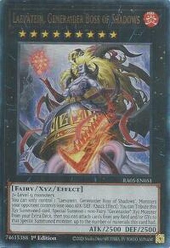 Laevatein, Generaider Boss of Shadows • RA05-EN051 • UTR