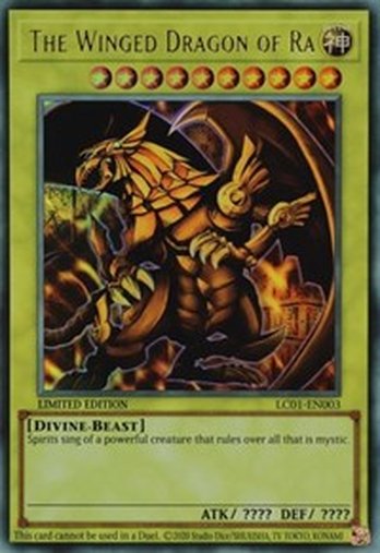 The Winged Dragon of Ra • LC01-EN003 • UR • 25th Reprint