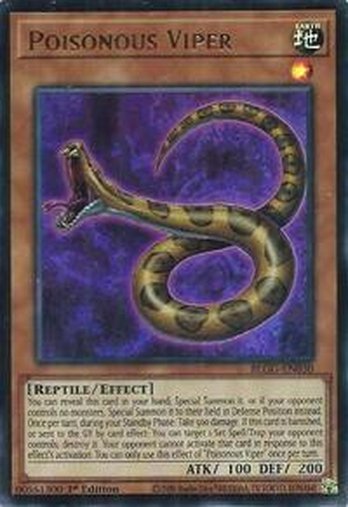 Poisonous Viper • BLGG-EN030 • UR