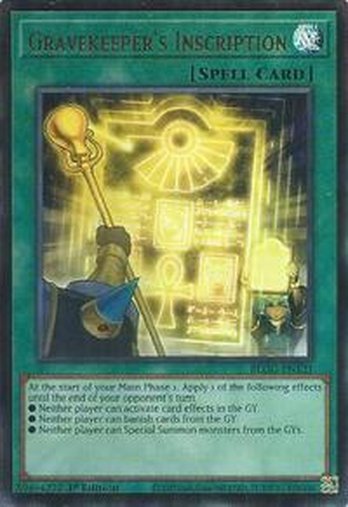 Gravekeeper's Inscription • BLGG-EN121 • UR