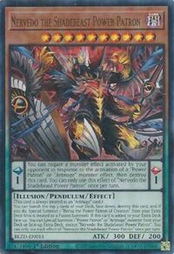 Nervedo the Shadebeast Power Patron • BLZD-EN011 • UR