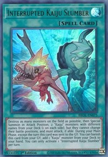 Interrupted Kaiju Slumber • BROL-EN075 • UR