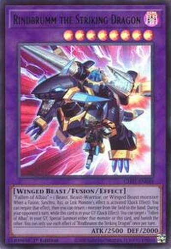 Rindbrumm the Striking Dragon • CH01-EN049 • UR