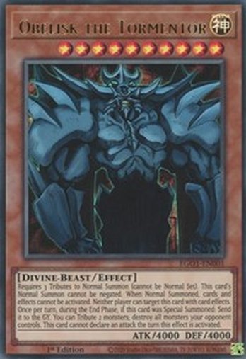 Obelisk the Tormentor • EGO1-EN001 • UR